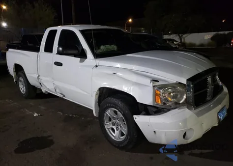 2007 Dodge Dakota Slt from USA, damaged, VIN 1D7HE42K47S214844